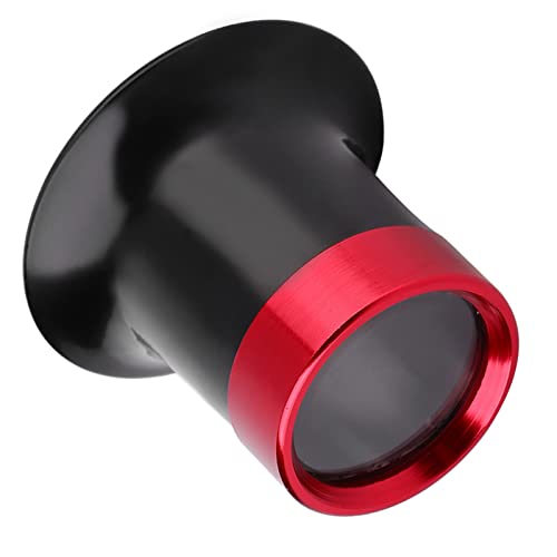 10 x vergrootglas, horlogemaker vergrootglas, aluminium oogvergrootglas reparatie horloge vergrootglas lens klein licht vergrootglas