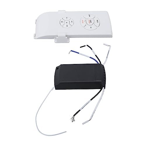 Afstandsbediening set voor plafondventilator, lange afstand, timing functie Perfecte vervanging Universeel ontwerp Duurzaam materiaal voor plafondventilator thuis