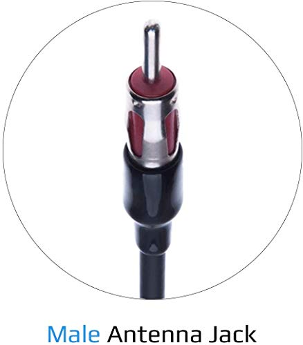 Universal Car Radio DIN Air Photo Y Splitter Diversity Man to Female Antenna Extension Lead Navigation 4