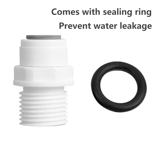 CTIA Waterzuiveraar Montage 1/2 Inch Man tot 3/8 Inch Quick Coupler, Waterzuivering, Koelkast 5