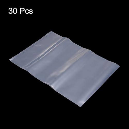 30 stuks Heldere platte Open Plastic Poly Tassen 8x12 Inch 4 Mil verpakkingstassen voor voedsel, thuis, verzamelobjecten Opslag, Proof Brood, Plakken 3