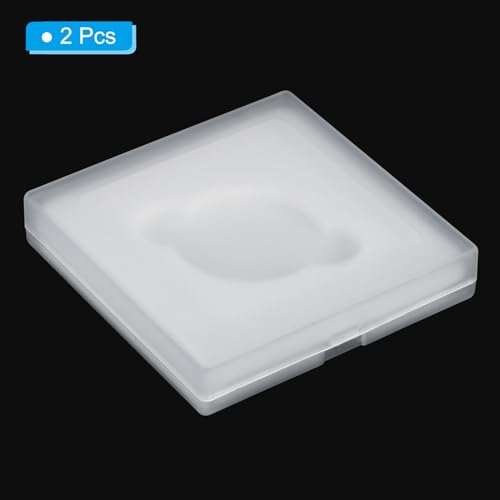 40.5mm lensfilter geval, 2st Camera Filter Case Portable Lens Filter Box Waterbestendig Stofdicht Kunststof voor Fotografie Filter Opslag 3