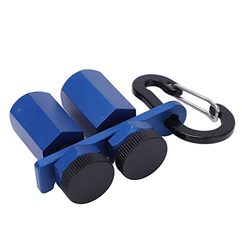 trapmeter, metalen trapmeter Fijne afwerking Solid Hex Flat Multifunctioneel voor Rafter Layout (Blauw)