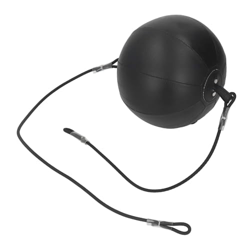 Dubbele End Ponsbal met Elasticity Cord, PU Lederen Ponszak 4