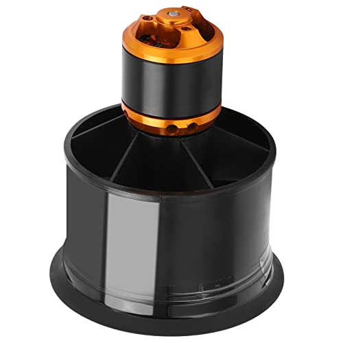 QXMotor 50 Mm EDF Ducting Fan met 12 Blades en QF26115000KV 34S Borstelloze Motor, Hoge Efficiëntie, Uitstekende Voeding voor RC vliegtuigen - Counter ClockWise (CW) 5