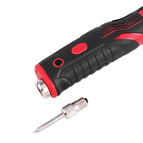 Draagbaar draadloos Soldeerijzer 1800m Ah Oplaadbaar Soldeerhulpmiddel met Touch Sensor en LED Spotlight, Professionele veilige draadloze Soldeerset 4