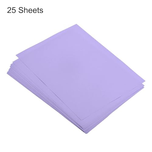 25 vellen Gekleurd kopieerpapier A4 Printerpapier 80gsm lichtpaars voor Office Printing, kopieerdocumenten, uitnodigingen, formulieren, kunstprojecten 3
