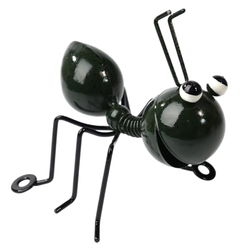 Zee Set van 4 kleurrijke metalen Ant Beeldhouwwerken voor Tuin Decoratie - levendige Outdoor en Binnen Tuin Figuren, Perfect voor Balkon, Patio en Home Decoratie