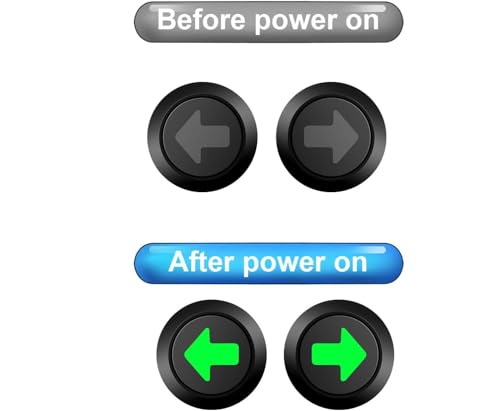 1st 12V/24V Ronde metalen waterdichte signaallamp, LED-indicatorlamp, 12mm Plate Mount DC LED-indicatorlamp, waarschuwingslamp, indicatorlamp met 26 AWG 150mm-kabel 4