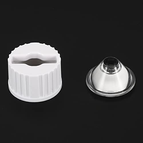 20mm LED-lenzen 60 graden met kunststof houder, 8 Set Acryl optische lenzen voor 1W 3W High Power LED-licht, wit/transparant 4