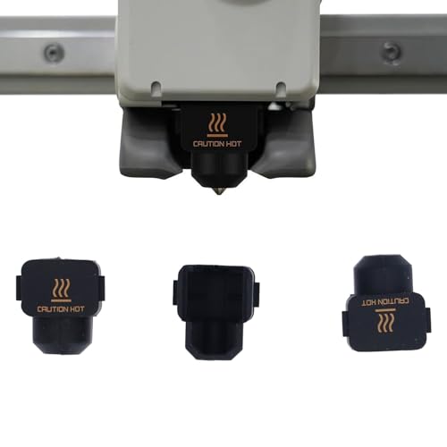 3 stuks Siliconen sokken met hitteweerstand voor BambuLab A1 Mini 3D Printer isolatie eigenschappen voor netheid onderhoud 3