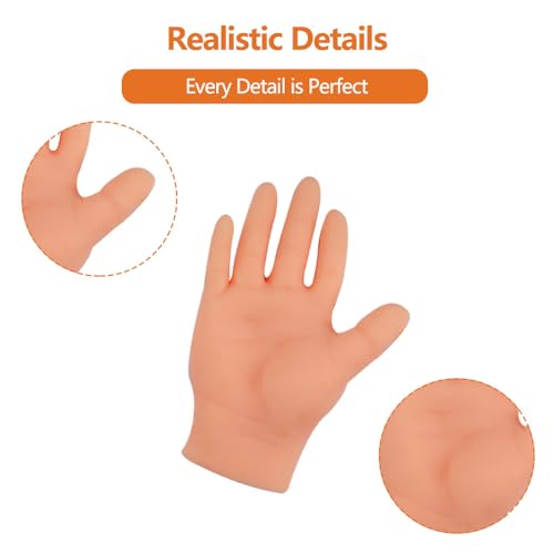 30 st. Mini Handen, Zeer elastische kleine handen, TPR Kleine handen Zachte en comfortabele Mini Handen voor katten Multi Style Opties Mini Handen Vingers voor Magie, Huisdieren, Fotoshooting 5