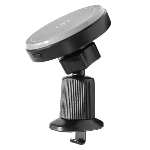Magnetische autotelefoonhouder Draadloze oplader 15w - Lucht Vent houder met RGB licht 360° verstelbare snelle opladen telefoon houder voor Iphone 12-15 Universeel 3