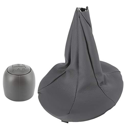 automotive-schaltknäufe 5-Gang Schaltknauf mit staubdichten Manschetten Ersatz passend für Panda/500 500C 5