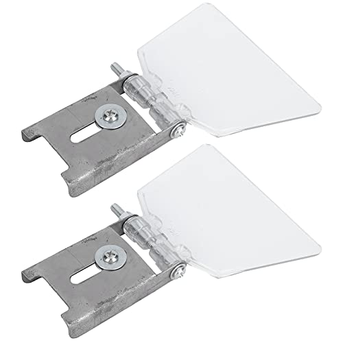 2Pcs Bench Grinder Eyeshield 304 Roestvrij stalen Case Tool Shield Attachment Accessoires voor Banktype 125/150/200/250 Grinder