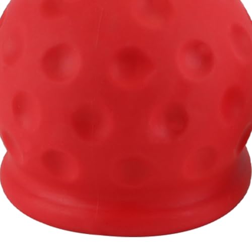 stuks trekhaakkap, universele trekhaakkap, rubberen trekhaakkap, rood 3