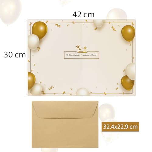 Groetkaart pensioen spelling goed pensioen met grote envelop pensioen afscheid collega's goud zwart pensioen gift man vrouw