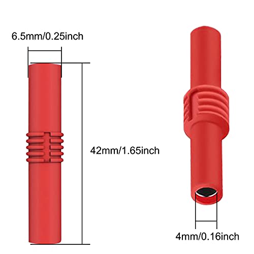 10 st. Banana Plug Koppeling voor Speaker Kabel, 4mm Banana Vrouw naar Vrouwelijke Connector Adapter Extension Adapter voor Versterkers / Multimeter 5