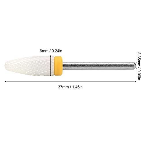 Nagelfreesmachine, maïsmal, keramische freesmachine met display basis, nagelsnijmachine voor manicure en pedicure, Standaard, Scatola gialla XF een grana extra fijn 3