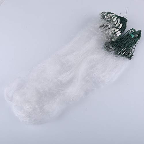 Visserijnet Nylon Monofilament Gill Net met Float Fish Trap voor Zoutwater Shoal Bait Trap(3 Fingers)