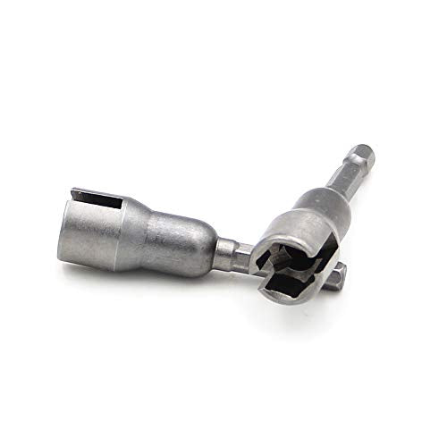 Power Wing Nuts, Slotted Wing Nuts, Drill, Spanner Wrench, Gereedschap, 6,35mm Hex Shank, Boorbit voor plaatnoten, schroeven, haakschroeven (verpakking van 2) 4