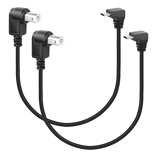 2st USB B naar USB-C Printerkabel, USB 2.0 Type-C naar Type-C Kabel Compatibel met Printer, MIDI Controller, MIDI Keyboard en meer (Type B (Down))