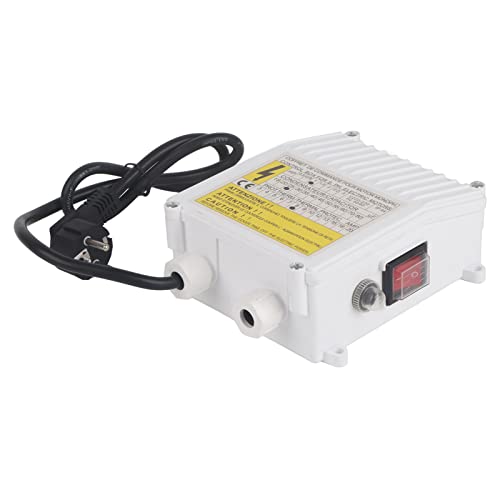 Pompcontroller, pompcontrolebox, ingebouwde thermische beveiliging Circuit Breaker Controller voor diepe goed dompelbare pompen, draagbare stroom waterpompen (750W EU-plug 220V)