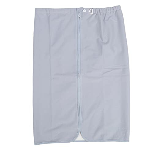 Draagbare incontinentie Beddengoed wasbaar, Herbruikbare katoenen luierrok Waterdichte incontinence matras Mats met rits voor volwassen ouderen (Dusty Blue)
