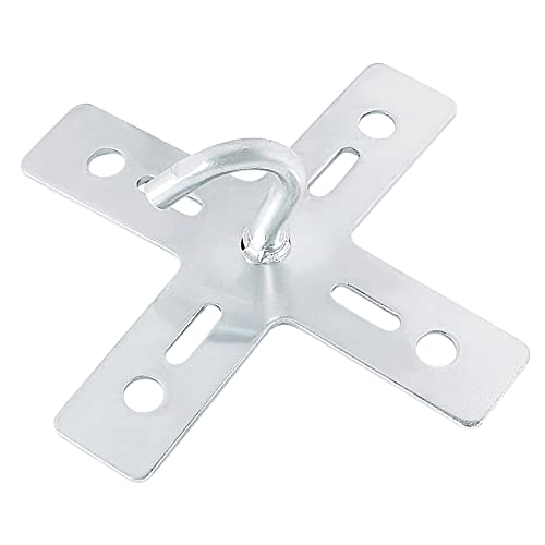 Plafondhaak Kit, Cross Design metalen plaat Mount Hanger houder Plafond Ventilator Verlichting Fixture voor het ophangen van licht Chandelier 5