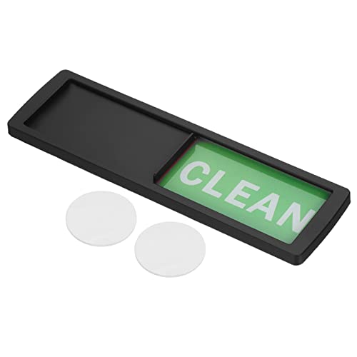 Vuile Schoon Vaatwasser Magneet, Vaatwasser Keuken Organisatie Eenvoudig te Schuif Schoon of Dirt Sign Magneet, Zwart (roodgroen)