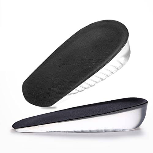 Hoogteverhoging inzolen, 1 paar Gel verhogen inzool inzolen Hiel, onzichtbare hiellift, mannen schok absorberende schoen voegt -2CM