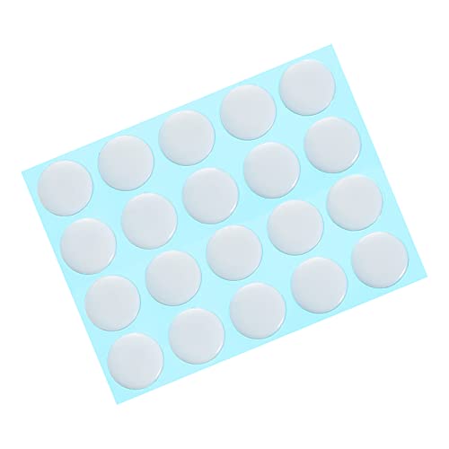 Ronde muis voeten schaatsen pads 0.6mm voor gaming muis voeten vervanging wit 20 stuks