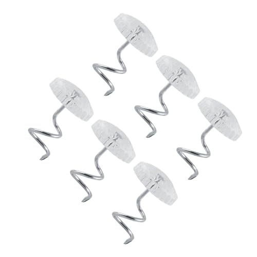 30/50 Stuks Twist Pins met Transparante Hoofden voor Stoffering, Beschermende Hoezen en Foot Strips Naaien, Sofa Stoel, Bank, Sky, Losse Gordijnen Handwerk 50Stuks