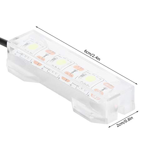 Mini Led Aquarium Licht, LED Aquarium Plant Licht Vis Tank Mini Decoratie Zachte LED Lamp 3