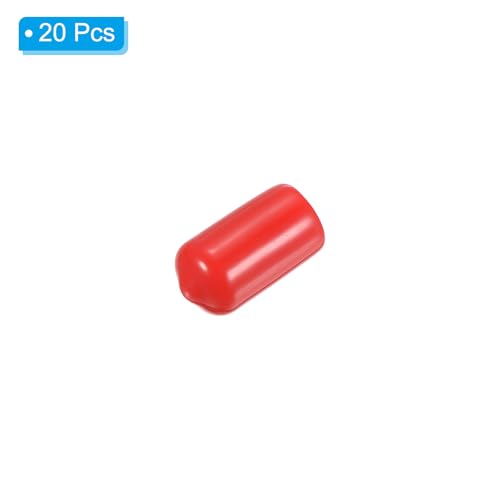 Snooker Cue Tip Cover, 20Stuks Pool Cue Tips Rubber Cover Biljart Hoofd Club Beschermer Stick Head Tool voor Snooker Accessoire 3