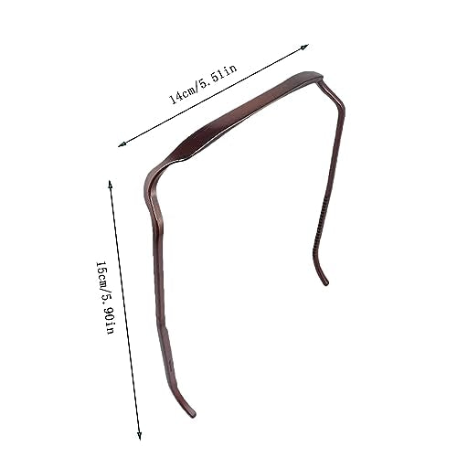 Forlush 4Pcs krullend dikke haar grote hoofdband, onzichtbare haar Hoop, krullend dikke haar hoofdband, voor het bevestigen van haar tijdens make-up, Sport