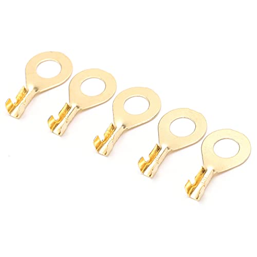 100 st Draadring Lugs M6 6.2mm, Ring Terminal, Kabel Crimp End voor de verbinding Kabel Batterij