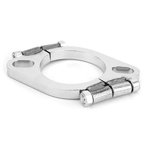 Universele Split Flan 2.5in 63mm Staal Uitlaat Flange Platte Oval Split Reparatie Vervanging Accessoires 4