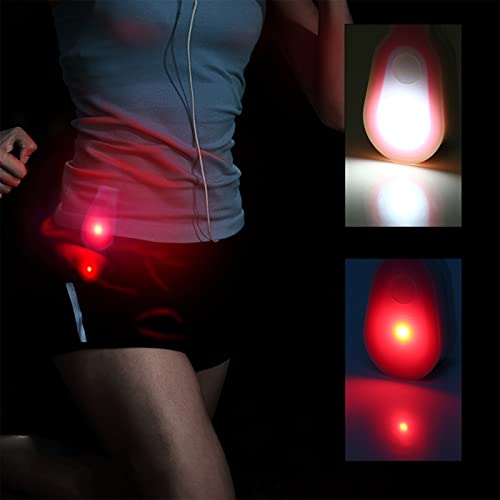 Magnetische klemlamp Hoge zichtbaarheid Klemlamp voor Nachtlus Hondenhalsband Clip Lamp Siliconen Mini Projector Portable Ingebouwde Elektronische Noodlamp (Roze) 4