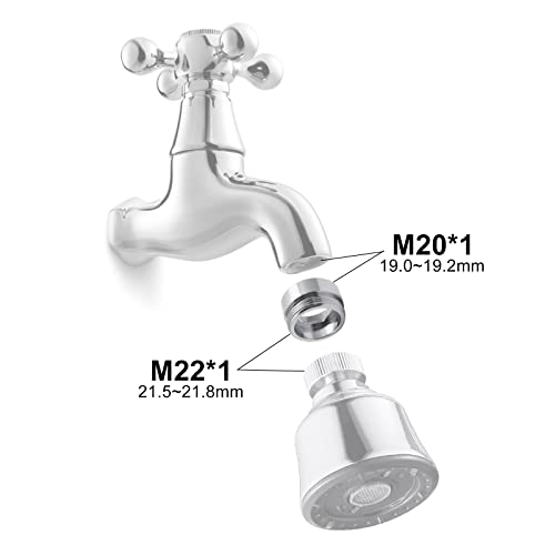 Metalen Faucet Adapter, 1 Piece Aerator Vrouwelijke Faucet Adapter 20mm-22mm voor Keuken Waterbesparing 3