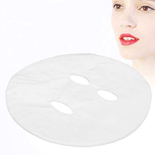 600 st. Wegwerpbare Plastic Film Gezicht Masker Papier DIY Schoonheid Huid Verzorgingsmaskerblad