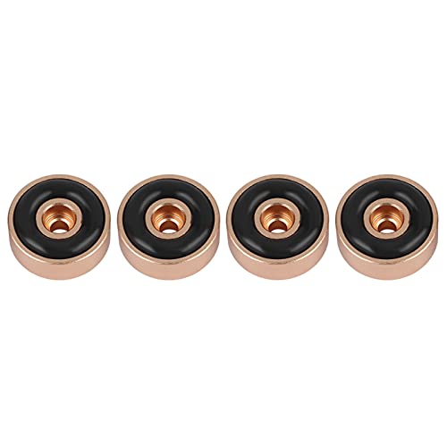 Speaker Voeten Turntable Voeten Aluminium 4 stuks 20 * 8mm Aluminium Legering Versterker Voeten Schok Absorber Versterker Padden Voeten Goud (Goud)