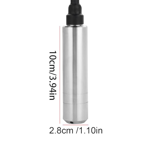 Fafeicy 4-20m Een inwerpsensor, DC24V TL231 RVS vloeistofniveausensor, voor detectie van bereik van 0-5m, 6m kabellengte, 11.5x 2.8cm sondegrootte