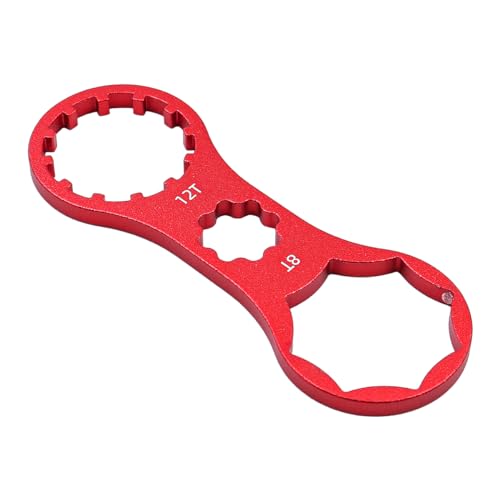 2Scs Mountain Bike Vork Schouder Cap sleutel Compatibel met Suntop Xcm/Xcr/Xct/Rst - rood + Blauw