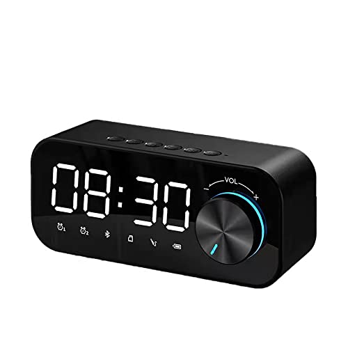 Sea Smart Mirror Bluetooth Speaker Subwoofer Draagbare kleine audio Mini klok wekker invoegen kaart voor thuis