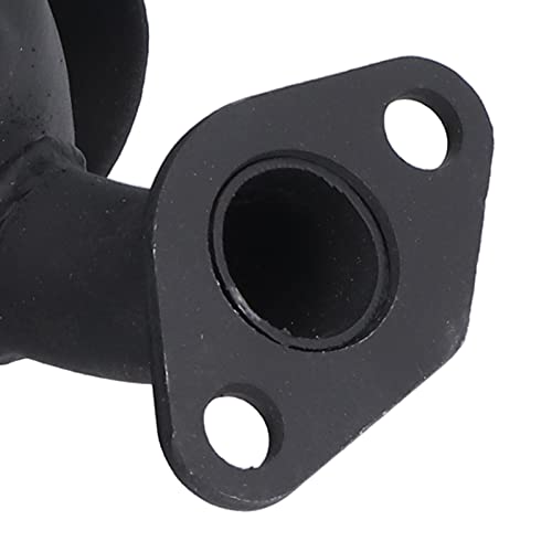 Uitlaatdemper Roestvrij stalen Damper Accessoire Set met Wasmachine Uitlaat voor Benzine Motor Generator (zwart) 4