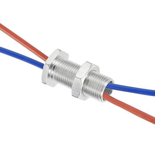 Hex hoofdschroeven Set M10 x 20mm en Noten, 20 sets van Holle Schroeven met fijne draad Assortiment Hex Schroef door gat bijlage Chandelier Fasters 4