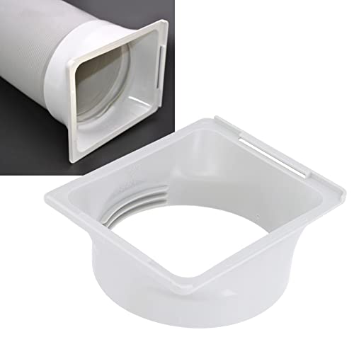 Universele Wire Airconditioning Uitlaatslang koppeling Vierkant naar Ronde AC Uitlaat Duct Pijp Adapter Fit 5.9in Diameter Uitlaatstuk Interface Unit Tube 5