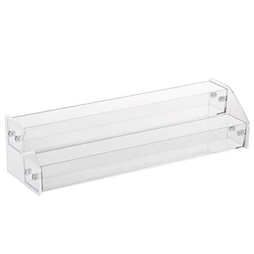 Nagel Poolse Organisator, Lipstick Cosmetics Display Stand, Acryl Clear Nagel Poolse Rack, Perfect voor het organiseren en weergeven van tattoo inkt, Nagel Poolse en andere dingen (#1 (2 verdiepingen)