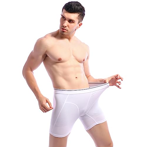 3sts/4st Mannen Boxer Shorts Slip Underwear, Cotton Underpants voor mannen, Ice Silk Boxerunderwear, Heren Boxershorts 3